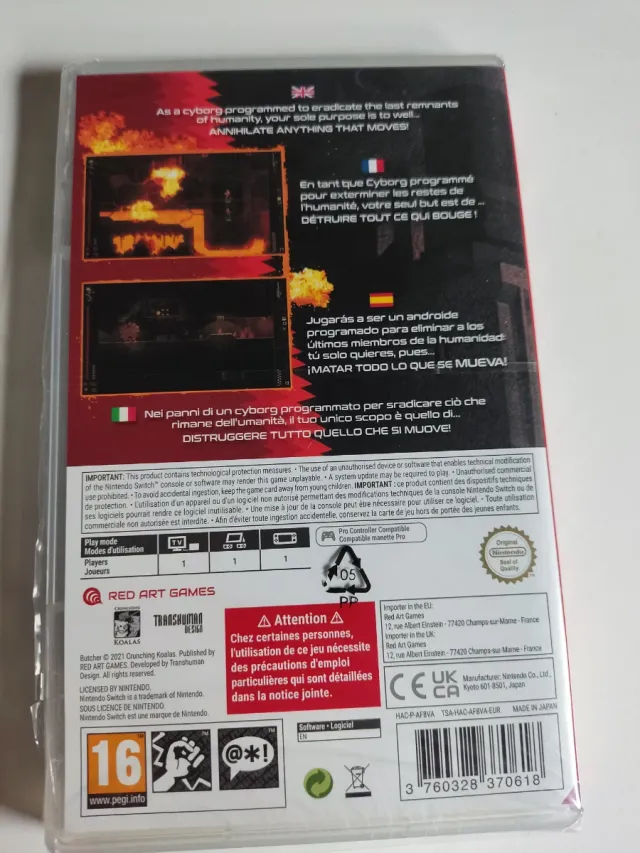 🇮🇦 Nintendo Switch nuovo Butcher