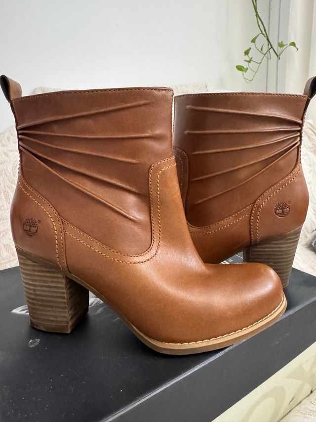 Botines Timberland Marrones Mujer de Cuero