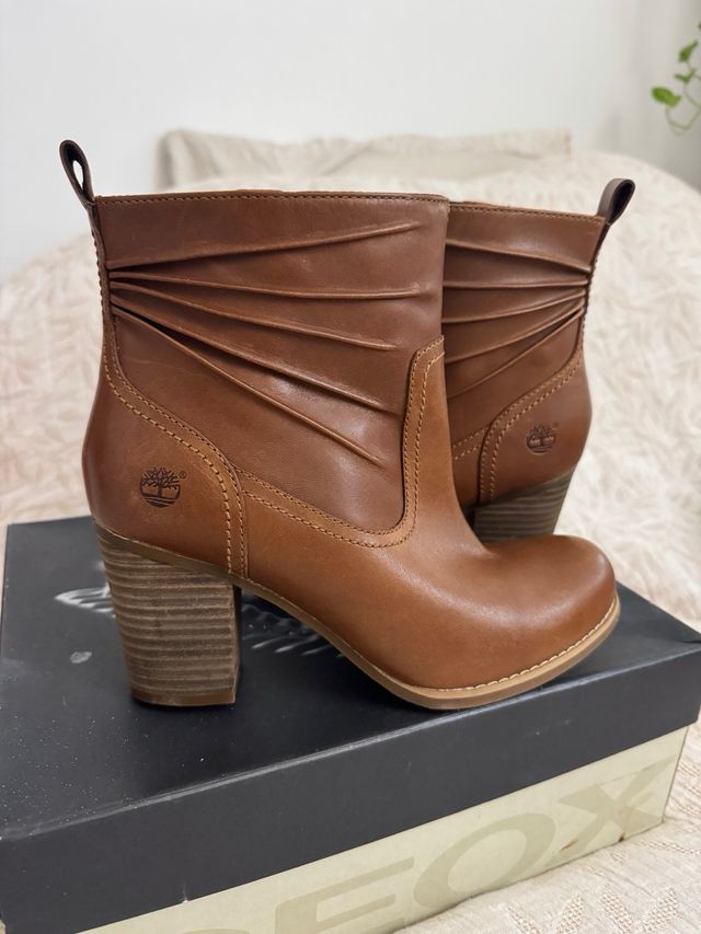 Botines Timberland Marrones Mujer de Cuero