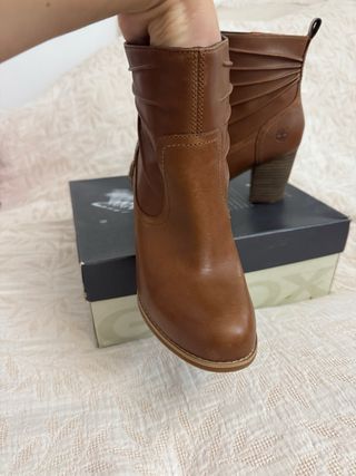 Botines Timberland Marrones Mujer de Cuero