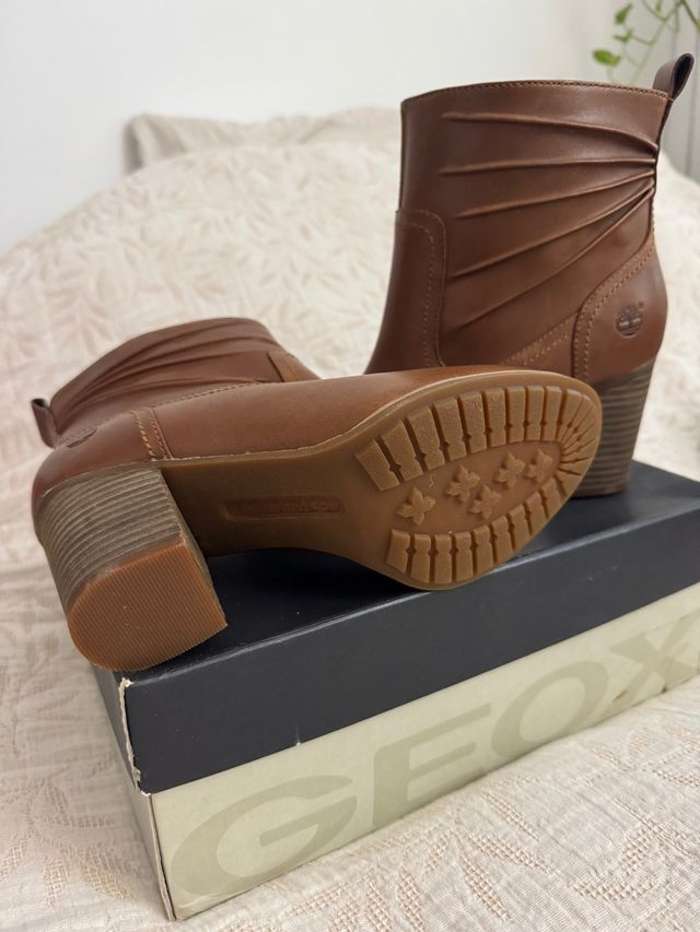 Botines Timberland Marrones Mujer de Cuero