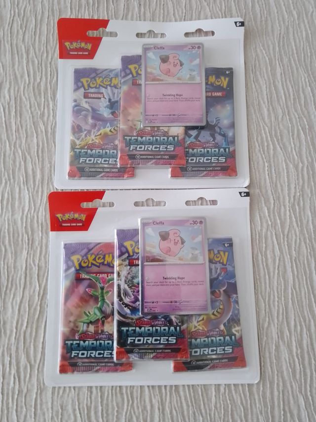 Blister 3 Sobres Pokémon Temporal Forces