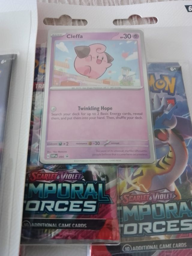 Blister 3 Sobres Pokémon Temporal Forces