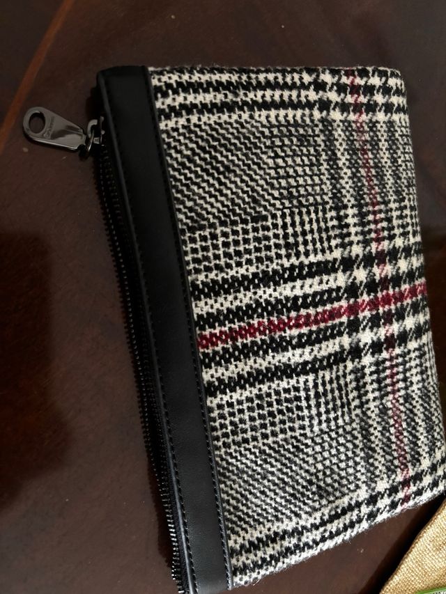 Neceser / Bolsa maquillaje estampado escocés