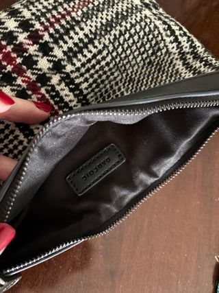 Neceser / Bolsa maquillaje estampado escocés