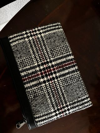 Neceser / Bolsa maquillaje estampado escocés