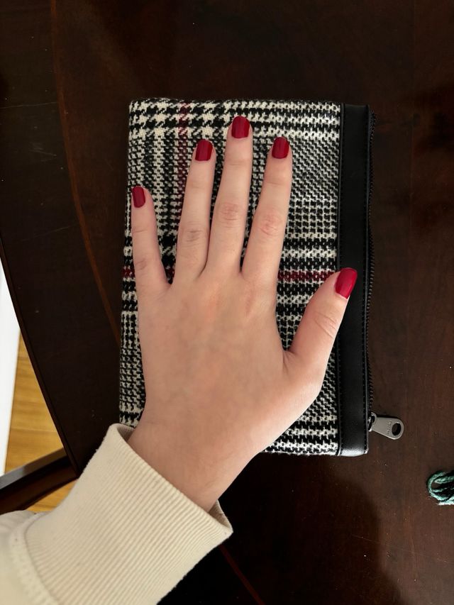 Neceser / Bolsa maquillaje estampado escocés