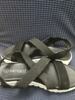 Sandalias Esmara negras mujer