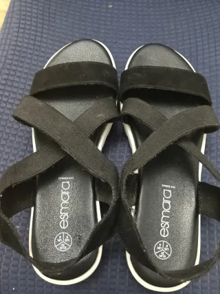 Sandalias Esmara negras mujer
