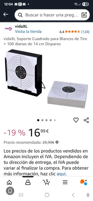 Soporte para blancos de tiro + 280 dianas