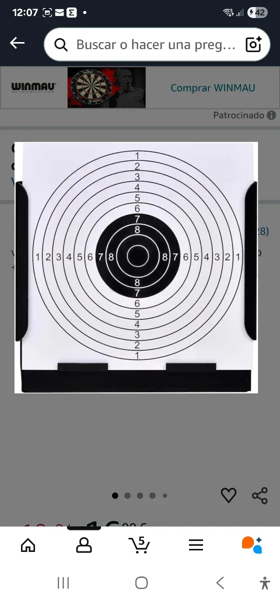 Soporte para blancos de tiro + 280 dianas