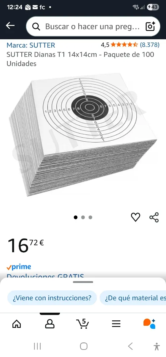 Soporte para blancos de tiro + 280 dianas