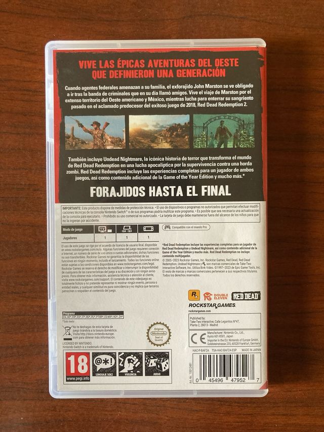 Red Dead Redemption Nintendo Switch