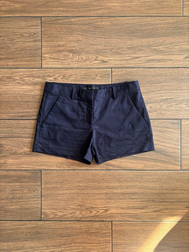 Pantalones cortos Zara azul marino