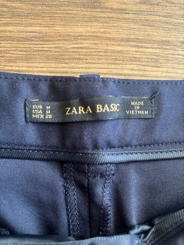 Pantalones cortos Zara azul marino