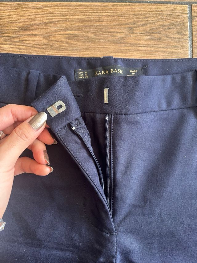 Pantalones cortos Zara azul marino