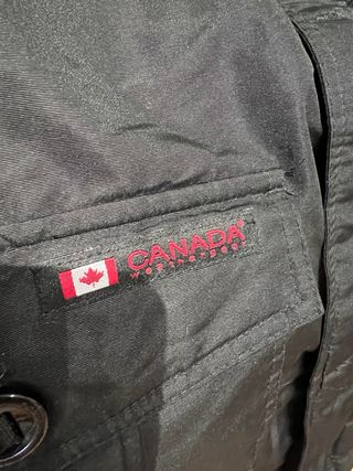 Parka Canada Weather Gear Talla L Negra