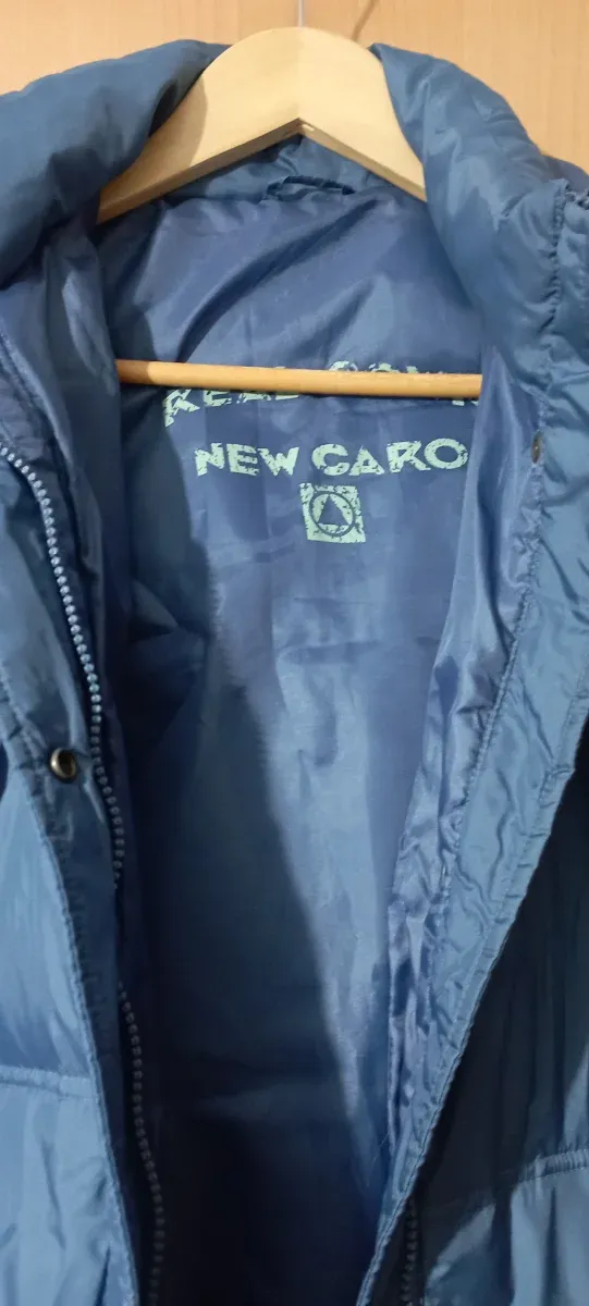 Chaquetón largo NEW CARO azul talla M