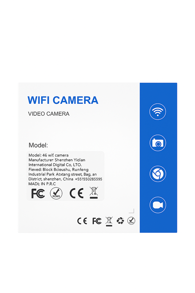 Cámara A9 Mini WiFi 1080p Vigilancia