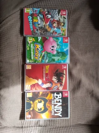 Nintendo Switch con 2 mandos y más cosas