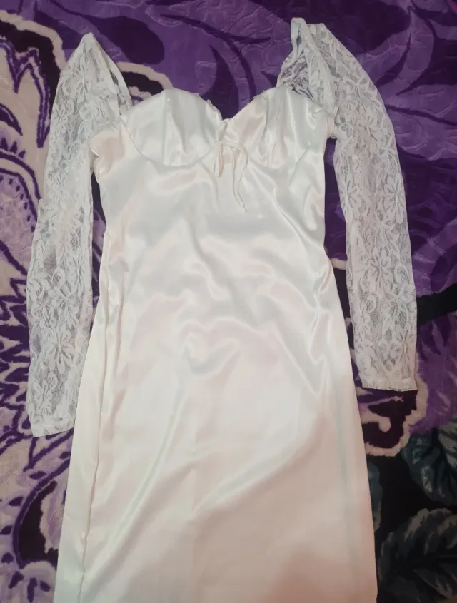 Vestido blanco encaje