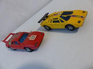 2 Coches de Juguete 1/43 Simil Scalextric