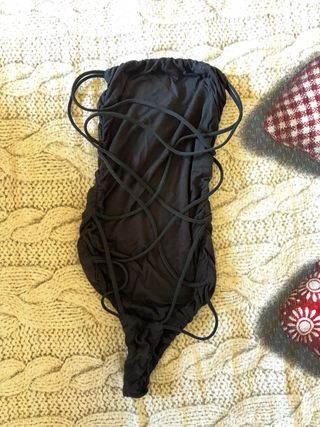 Body schiena aperta nero