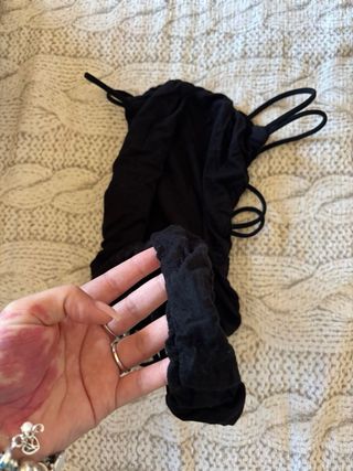 Body schiena aperta nero