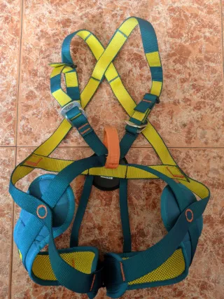 Arnés infantil y pies de gato