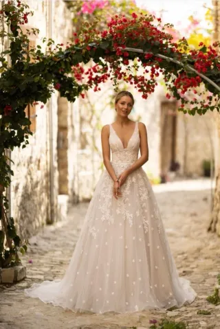 Vestido de Novia marca Serena, diseño Italiano