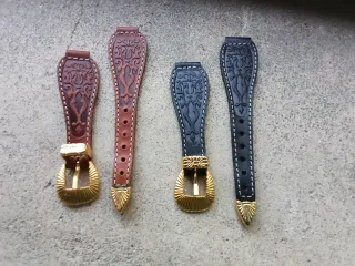 Cinturini Orologio Vintage Vera Pelle