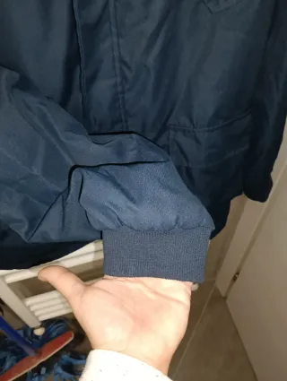 Giacca ragazzo blu con felpatura