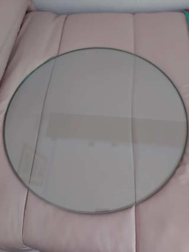 Cristal redondo para mesa