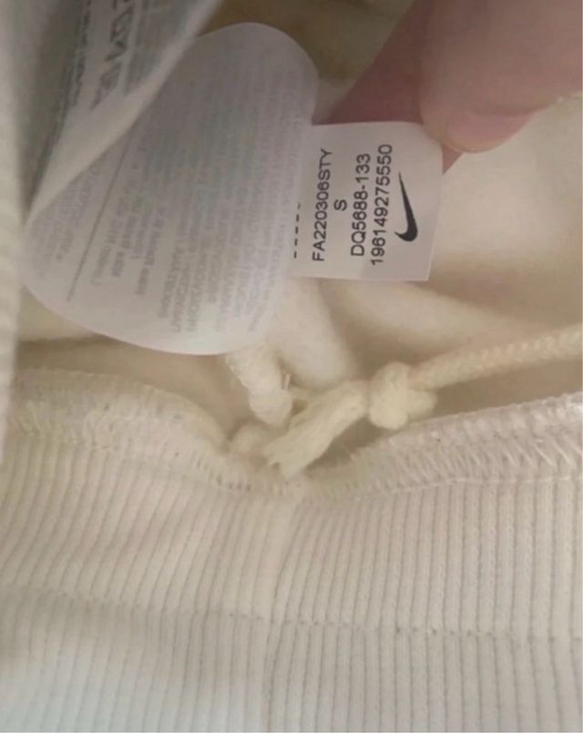 Pantalón chándal Nike Jogger unisex Blanco