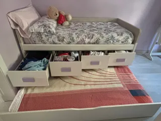 Dormitorio juvenil con cajones