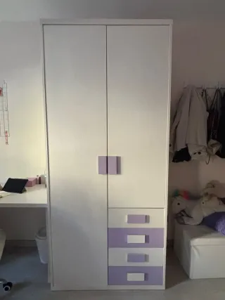 Dormitorio juvenil con cajones