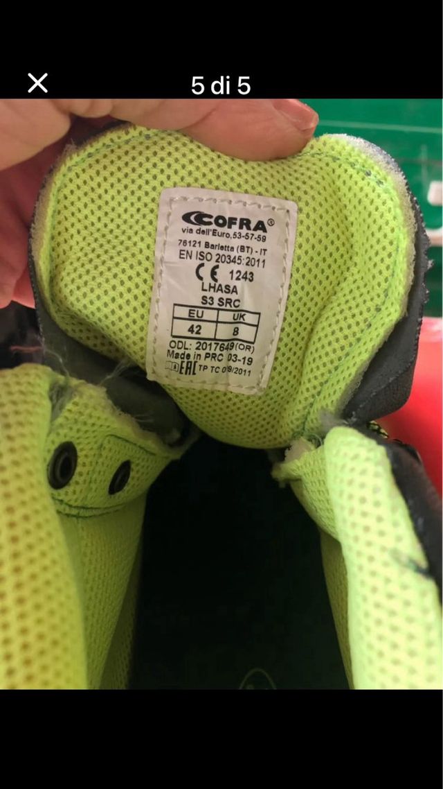 Scarpe antinfortunistiche nere