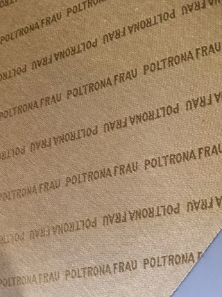 Divano 3 posti Frau pelle blu