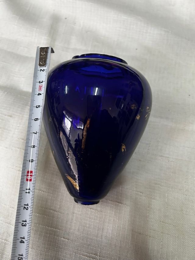 Antica palla/parte di una lampada in vetro