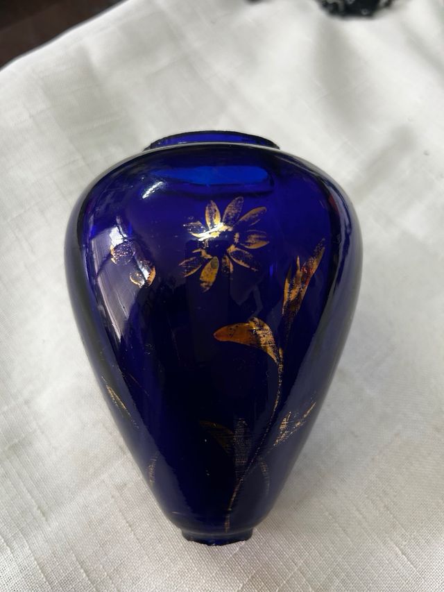 Antica palla/parte di una lampada in vetro