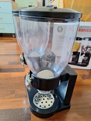 Dispenser doppio per cereali e pasta