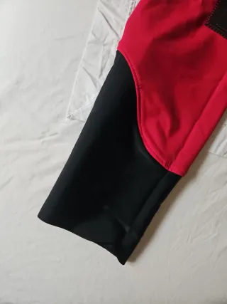 Pantalón Hípica Mujer Rojo y Negro