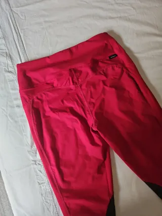 Pantalón Hípica Mujer Rojo y Negro