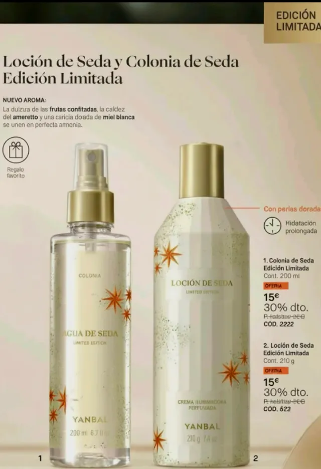 Yanbal Loción de Seda y Crema Edición Limitada