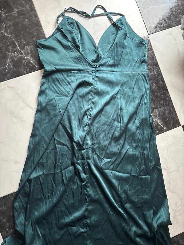 Vestido Shein verde azulado