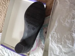 Zapato ortopédico negro