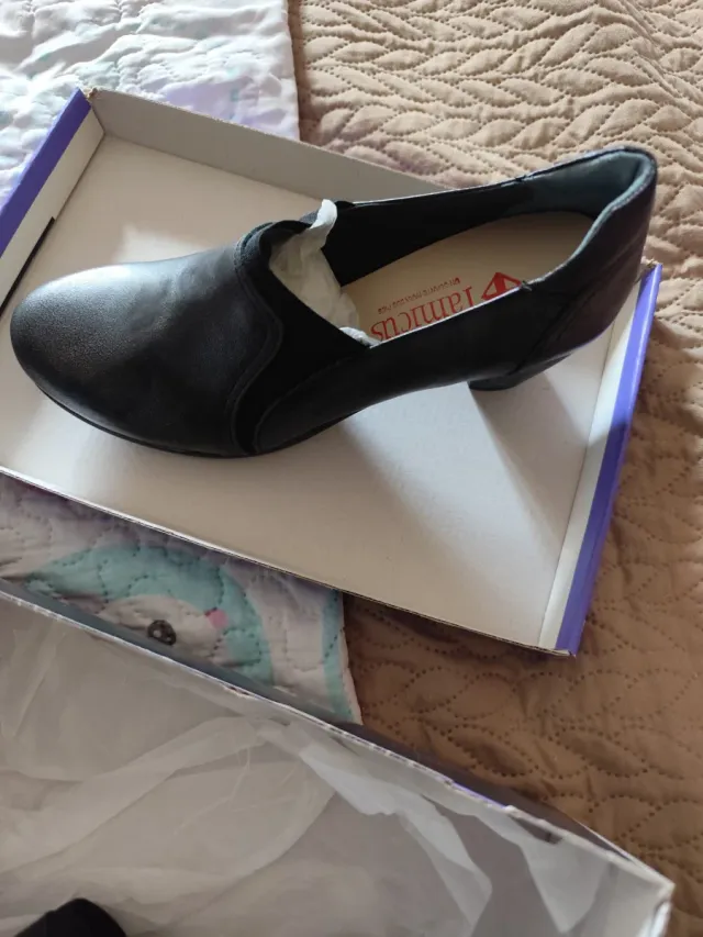 Zapato ortopédico negro