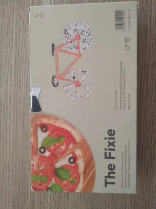Tagliapizza a forma di bicicletta The Fixie nuovo