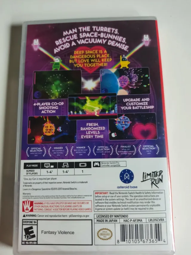 Lovers in a Dangerous Spacetime Switch nuovo