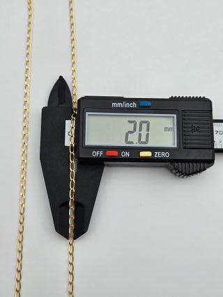 Cadena de Oro 18K Cartier, Bilbao 1x1, 5,5gr, 60cm